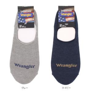 WRANGLER フットカバー 無地 25-27cm メンズ ソックス D1PK