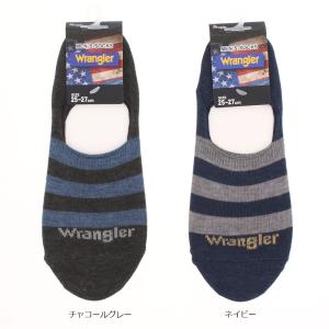 WRANGLER フットカバー 甲ライン 25-27cm メンズ ソックス D1PK