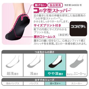 3足セット 脱げないココピタ フットカバー や...の詳細画像2