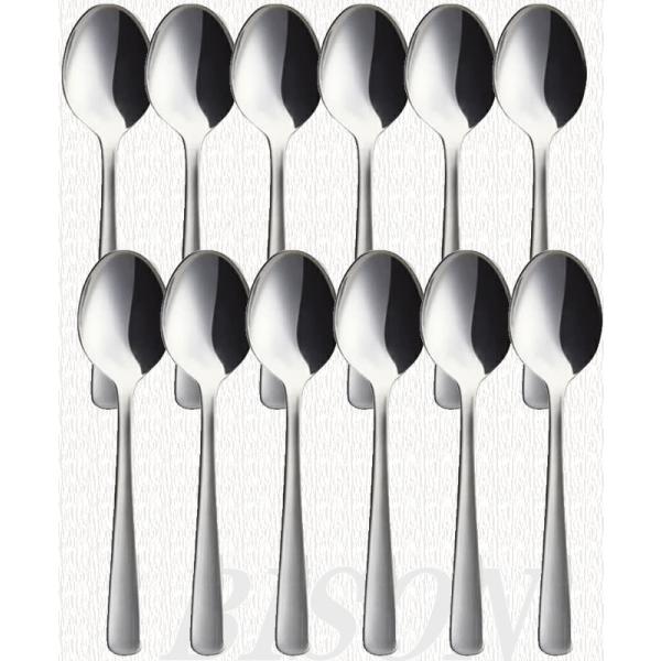 18-0ステンレス ライラック ティースプーン12本組 送料無料 家庭用 業務用 日本製