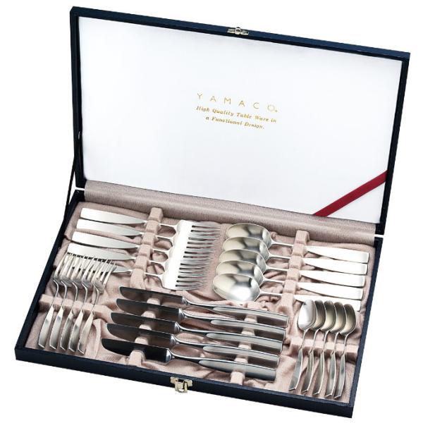 ベッドフォード 25pcs ディナーセット 艶消し (バトラー仕上げ) 山崎金属工業 YAMACO ...