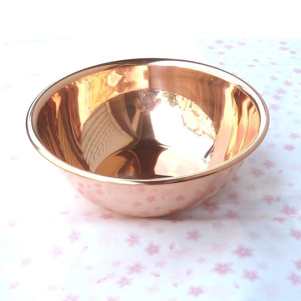 銅製 ミキシングボール 18cm 銅イオンの抗菌殺菌効果で調理場の環境改善に