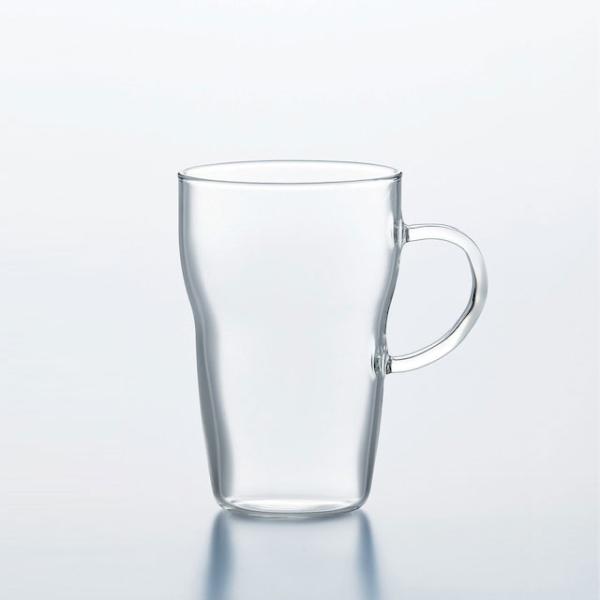 耐熱マグカップ 430ml 日本製 透明 8.2cm 12.5cm ガラス 東洋佐々木ガラス
