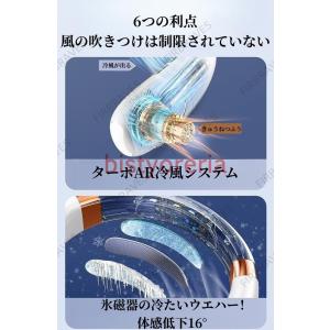 ネッククーラー 首掛け扇風機 5段階風量 強力...の詳細画像5