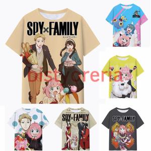 スパイファミリー Tシャツ 子供 大人 SPY FAMILY 半袖 アニメ 3Dプリント コスプレ ...