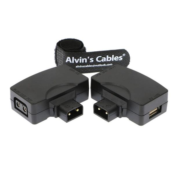 Alvin&apos;s Cables カメラ モニター 用の 2個 D tap P tap to USB メ...