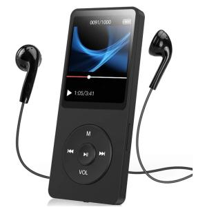 Bluetooth 付き MP3 プレーヤー、HiFi MP3 MP4 プレーヤー 1.77 インチ画面のポータブル音楽プレーヤー、デジタル｜bisuta