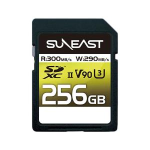 SUNEAST SDXCカード 256GB 最大300MB/s UHS-II U3 V90 pSLC 4K 8K ULTIMATE PRO｜bisuta