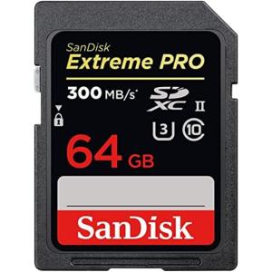 SanDisk 64GB Extreme PRO SDXC UHS-II Memory Card - C10, U3, V90, 8K, 4｜bisuta