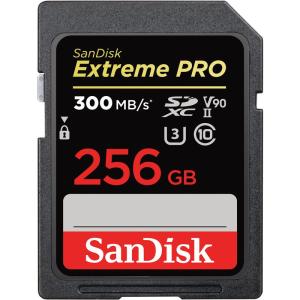 SanDisk 256GB Extreme PRO SDXC UHS-II メモリーカード - C10 U3 V90 8K 4K フルHDビ｜bisuta
