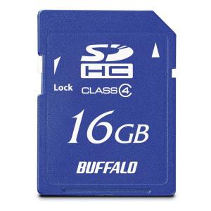 BUFFALO Class4 SDHCカード 16GB RSDC-S16GC4B｜bisuta