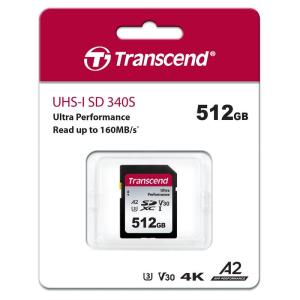 トランセンドジャパン Transcend SDXCカード 512GB UHS-I U3 V30 A2 TS512GSDC340S｜bisuta