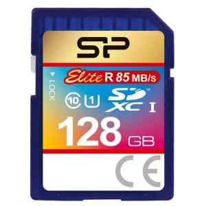 シリコンパワー SDXCカード 128GB Class10 UHS-1対応 最大読込速度85MB/s 防水 Elite SP128GBSDX｜bisuta