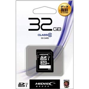 HIDISC SDHCカード 32GB CLASS10 UHS-1対応 データ復旧サービス付 プラケース付き HDSDH32GCL10DS｜bisuta