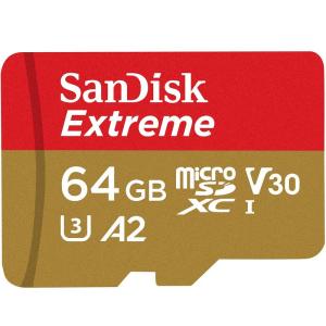 microSDXC 64GB SanDisk サンディスク Extreme UHS-1 U3 V30 4K Ultra HD A2対応 SD｜bisuta