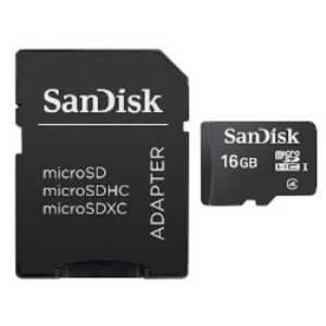 サンディスク microSDHC UHS-Iメモリーカード(Class4対応・16GB) 防水仕様 Standard SDSDQ-016G-｜bisuta