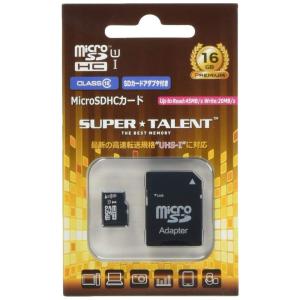 SuperTalent UHS-I Class10 対応 microSDHCカード 16GB｜bisuta