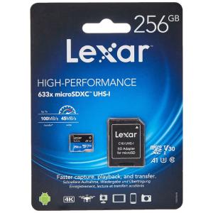 256GB microSDXCカード マイクロSD Lexar レキサー Class10 UHS-1 U3 V30 A1 R:95MB/s｜bisuta