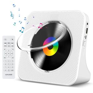 Gueray CDプレーヤー 卓上置き式 Bluetooth5.0 2023年革新 cdプレイヤー 1台多役 CDラジカセ CD/FM/US｜bisuta