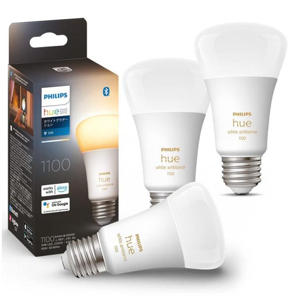 Philips Hue(フィリップスヒュー) スマート電球 E2660W後継品75W形相当 LED電...