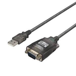 バッファロー USBシリアル変換ケーブル ブラックスケルトン 0.5m BSUSRC0705BS/N｜bisuta