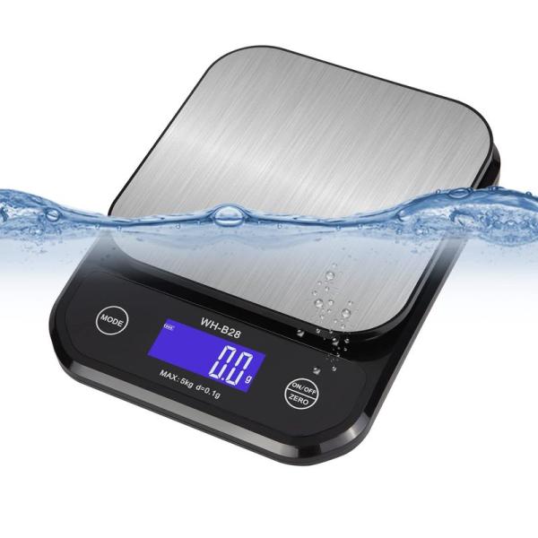 AWUNWA クッキングスケール IP67防水 キッチン はかり 5kg 0.1g単位 USB充電式...