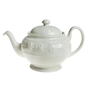 ウェッジウッド(Wedgwood) フェスティビティ アイボリー ティーポット 1100ml 並行輸入品｜bisuta