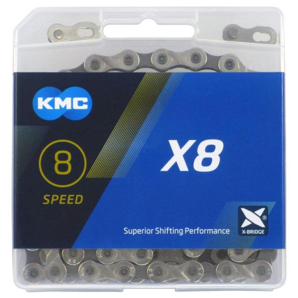 KMC X8 チェーン 8速/8S/8スピード用 116Links 並行輸入品