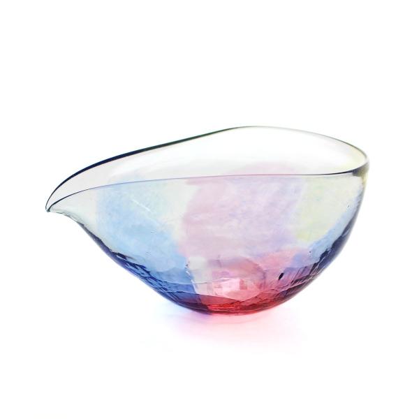 SAIZOU GLASS LABO 虹のカタチ 横型 片口 冷酒器 サイゾウグラスラボ 可児友紀 ハ...