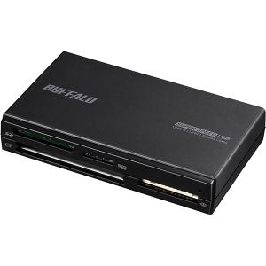 カードリーダー バッファロー UHS-II対応 USB3.0 マルチカードリーダー ブラック BSCR700U3BK｜bita-ec