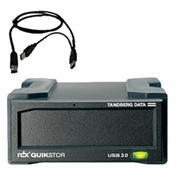 RDXドライブ Tandberg Data RDX QuikStor バスパワーUSB3.0外付ドッ...