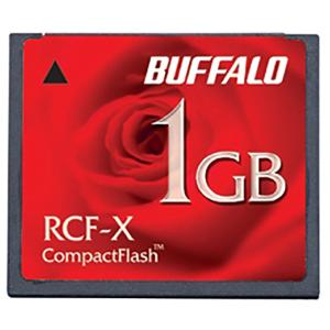 コンパクトフラッシュカード バッファロー コンパクトフラッシュ ハイコストパフォーマンスモデル 1GB RCF-X1GY｜bita-ec