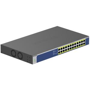 スイッチングハブ NETGEAR Inc. PoE+対応 300W ギガビット24ポート アンマネージ GS524PP-100AJS