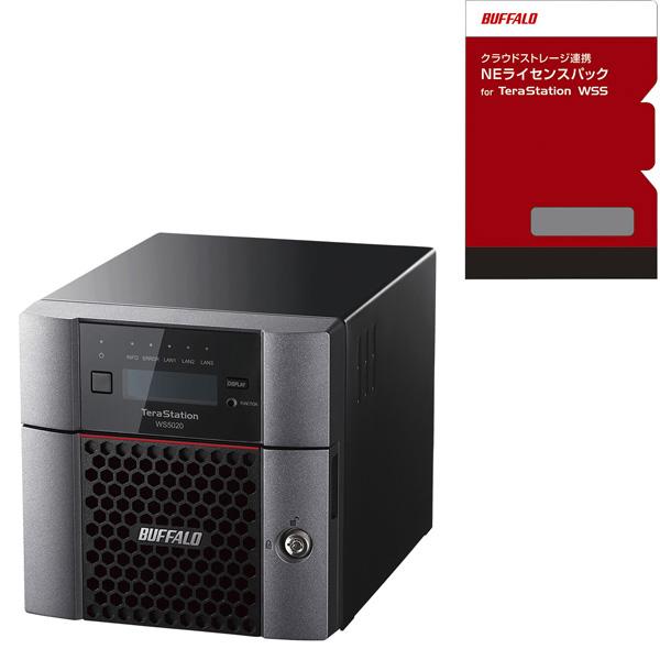 デスクトップNAS バッファロー TeraStation WSS 2ベイ 4TB Workgroup...