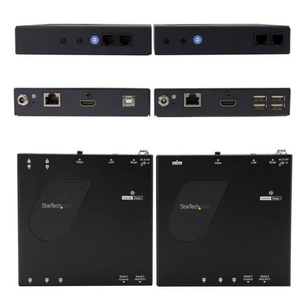 StarTech.com IP対応 HDMI /USB延長分配器キット 1080p対応 LAN回線経...
