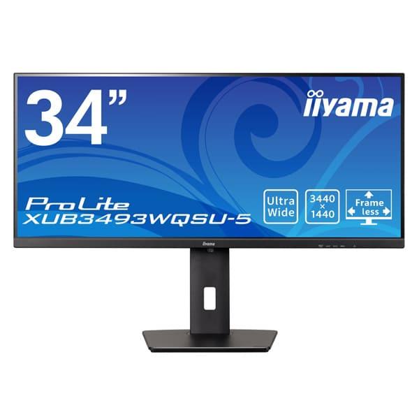 液晶ディスプレイ iiyama 34型ワイド ProLite 3440x1440 IPS HDMI/...