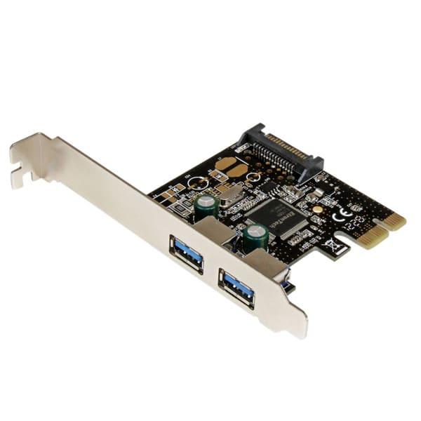 インターフェースカード StarTech.com SuperSpeed USB 3.0 2ポート増設...