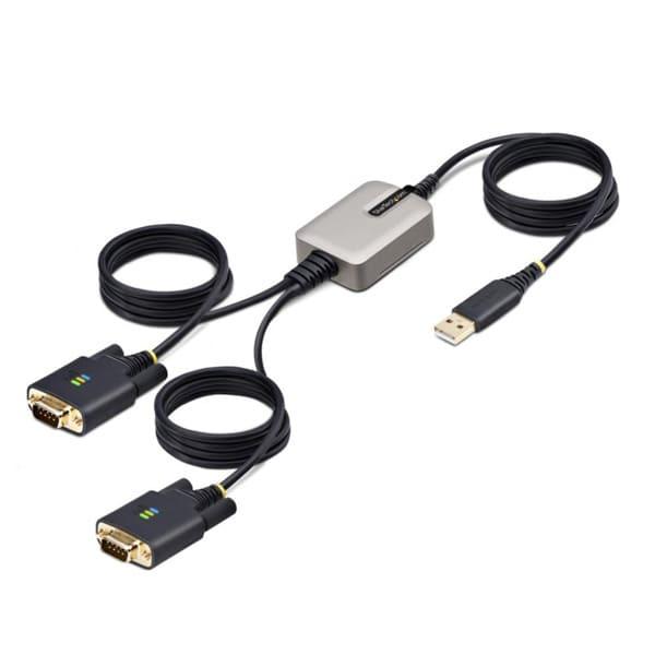 変換ケーブル StarTech.com USB-RS232Cシリアル ストレート USB 2.0接続...