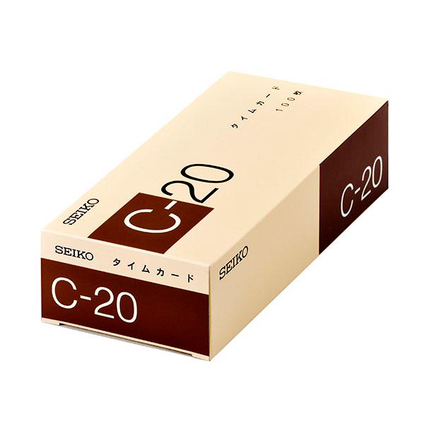 タイムカード SEIKO C20カード 20日締め CA-C20