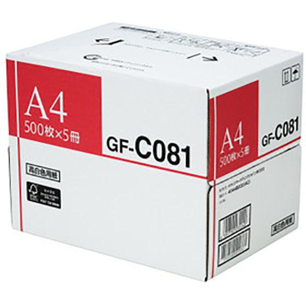 高白色用紙 コピー用紙 GF-C081 A4 キヤノン 4044B002