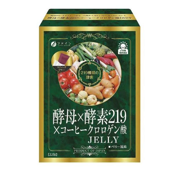 ファイン 酵母×酵素219×コーヒークロロゲン酸　ゼリー　220g(10g×22包)