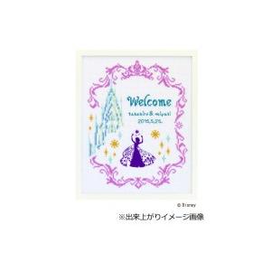 オリムパス ディズニーシリーズ　クロスステッチししゅうキット　ウェルカムボード　アナと雪の女王 74...