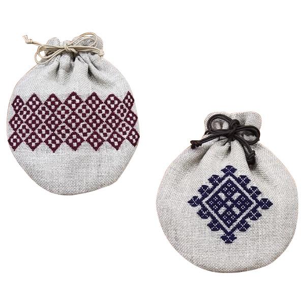 オリムパス ハリノヲト(植木友子) こぎんキット きんちゃく　飾り枠のヤスコ刺し・67