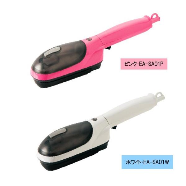 EAST スチームアイロンブラシ　ピンク・EA-SA01P