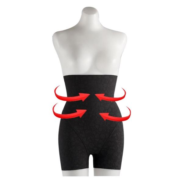 ポアンジュ Peauange 温クロッチベリー(ハイウエストショーツ)　Mサイズ