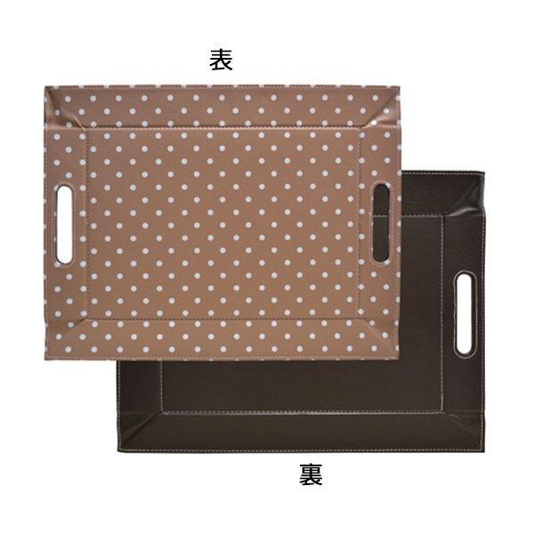 EXELUX フリーフォームトレー S ピュアドット ベージュ/ブラウン TDFFGPDBG-BR