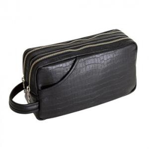LUGGEX ナイル ポーチ ダブル 15-0007 ブラック