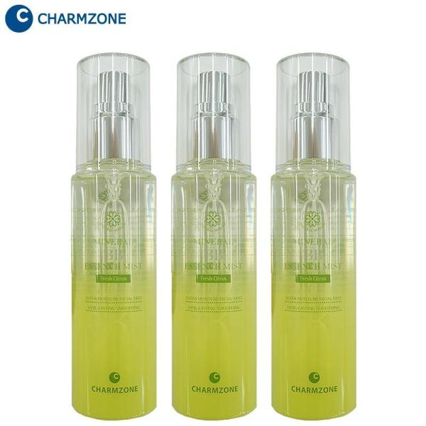 韓国コスメ チャームゾーン ナチュラルスキンエード ミネラルBBエッセンスミスト3本セット フレッシ...