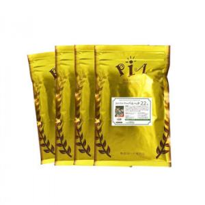 PIA ヘアカラー かの子のハーブヘナ22番×4袋+Dセット 400g ブラウン  H22×4+*D
