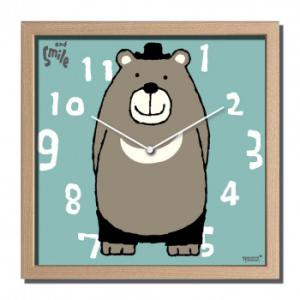 Artist Clock 壁掛け時計 武内 祐人 クマ CAC-52637